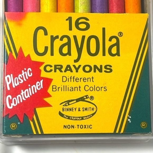 1980's CRAYOLA Vintage 16 Crayons & Crayon Case - Picture 7 of 10